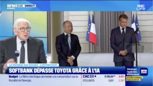 Softbank - capture écran BFM TV